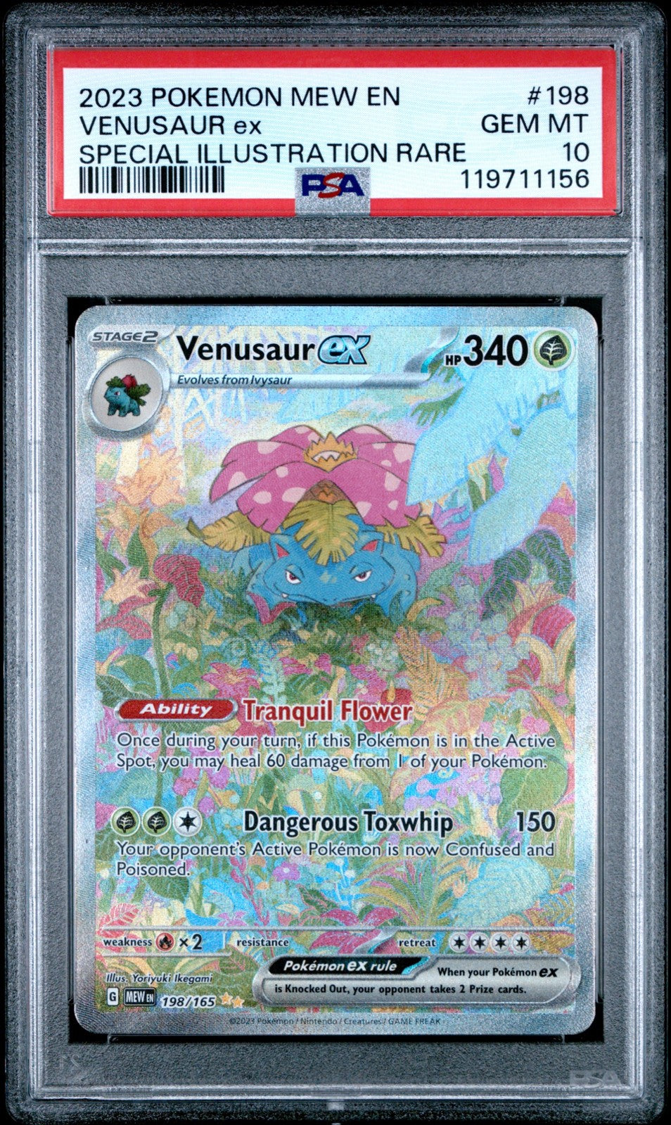 Venusaur ex 198/165 Sv: Scarlet & Violet 151 Holo