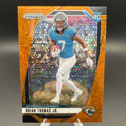 Brian Thomas Jr 2024 Panini Prizm Rookie Orange Disco Prizm #314 (RC) Jaguars