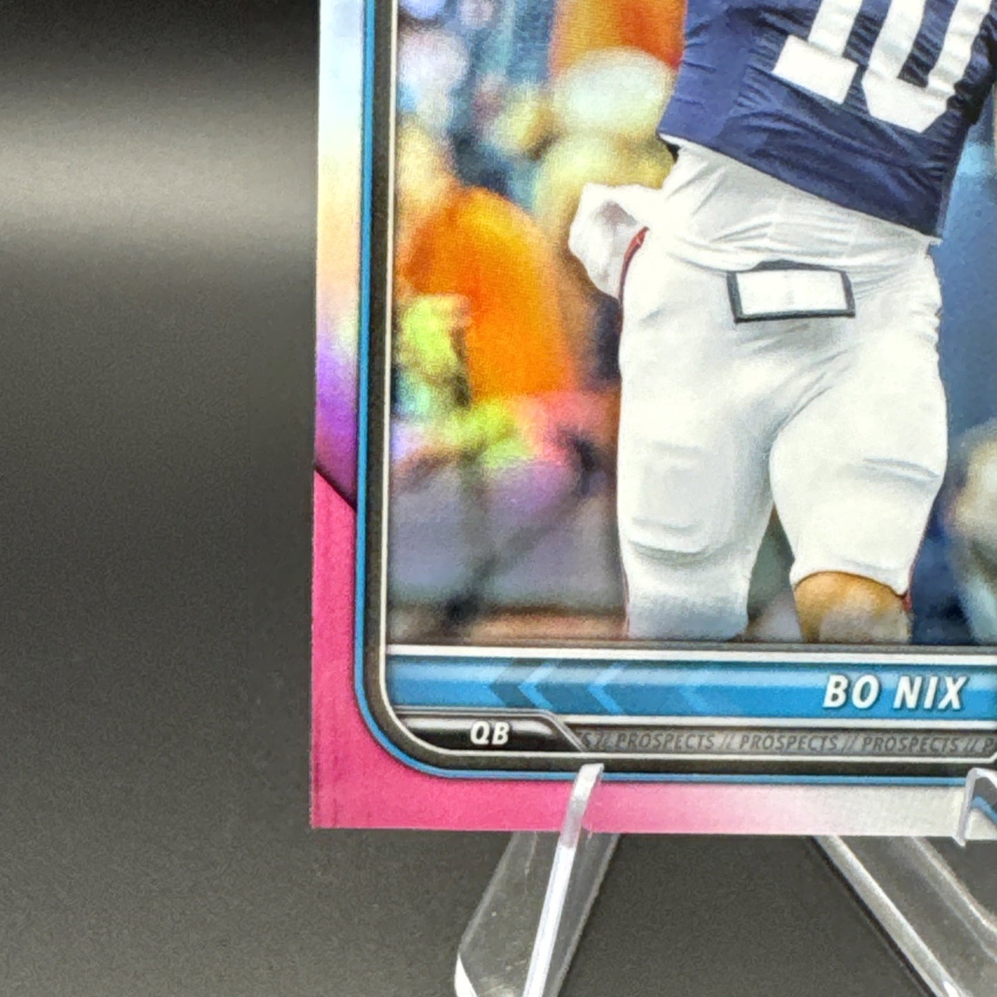 2022 Bowman University - Bo Nix Pink Refractor #8 Auburn 1st Bowman