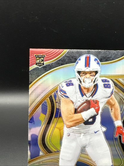 2023 Panini Select #281 Dalton Kincaid Silver Prizms Die Cut Rookie