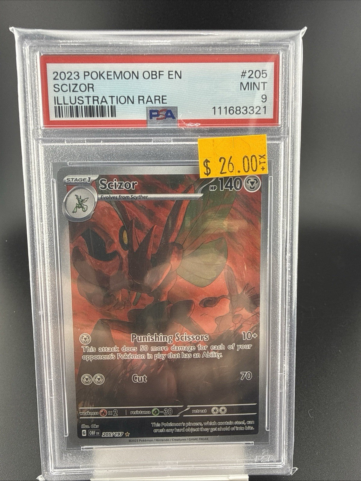 Scizor Obsidian Flames 205/197