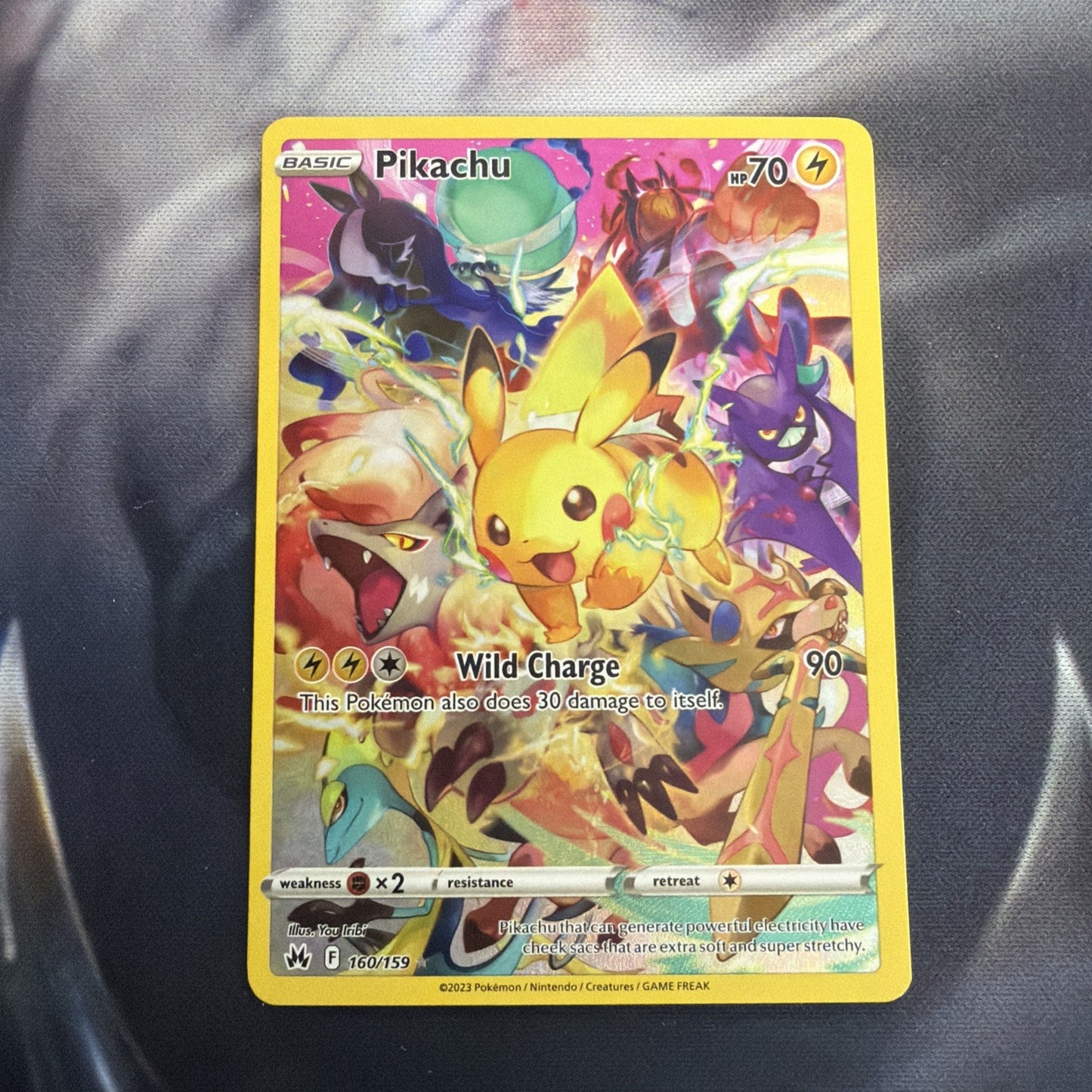 Pokemon Crown Zenith Pikachu Secret 160/159 NM