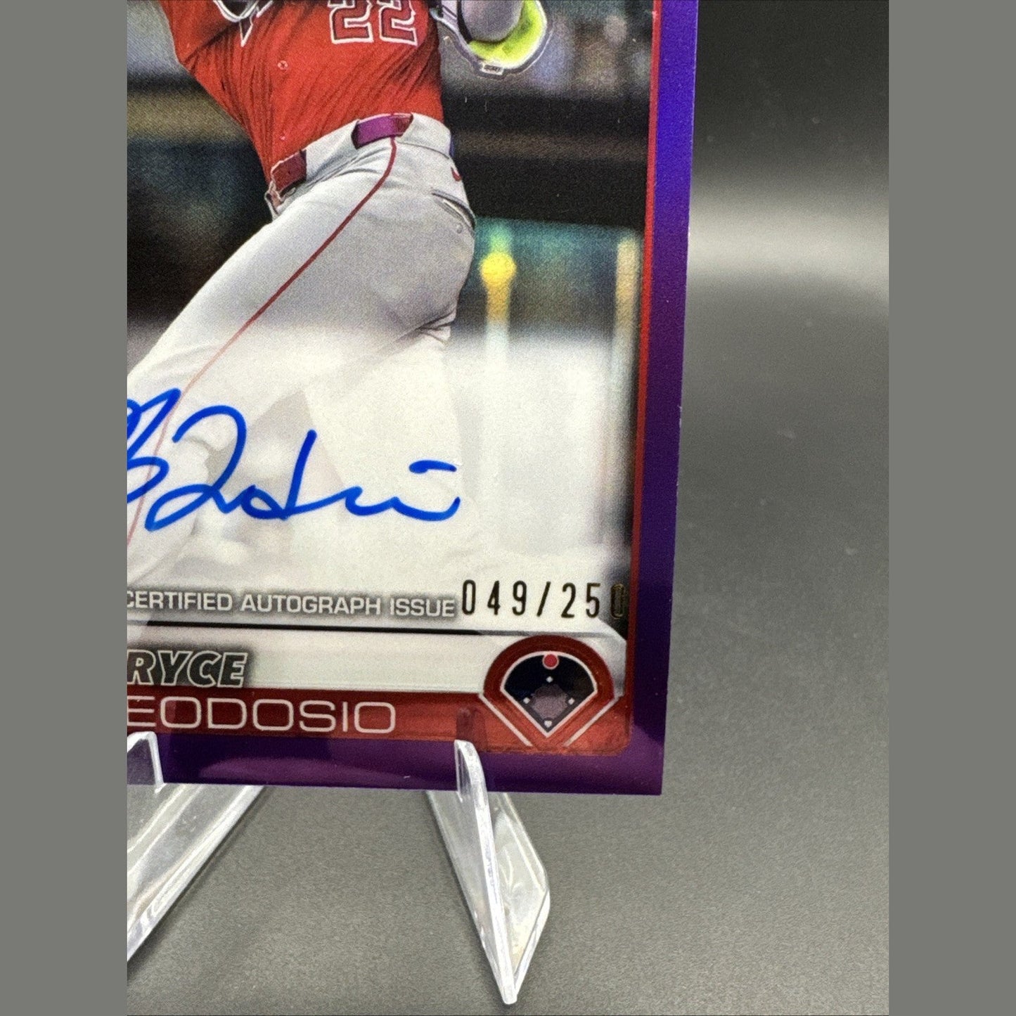 2025 Topps Chrome Bryce Teodosio Rookie Auto Rookie RC #RA-BTE Angels