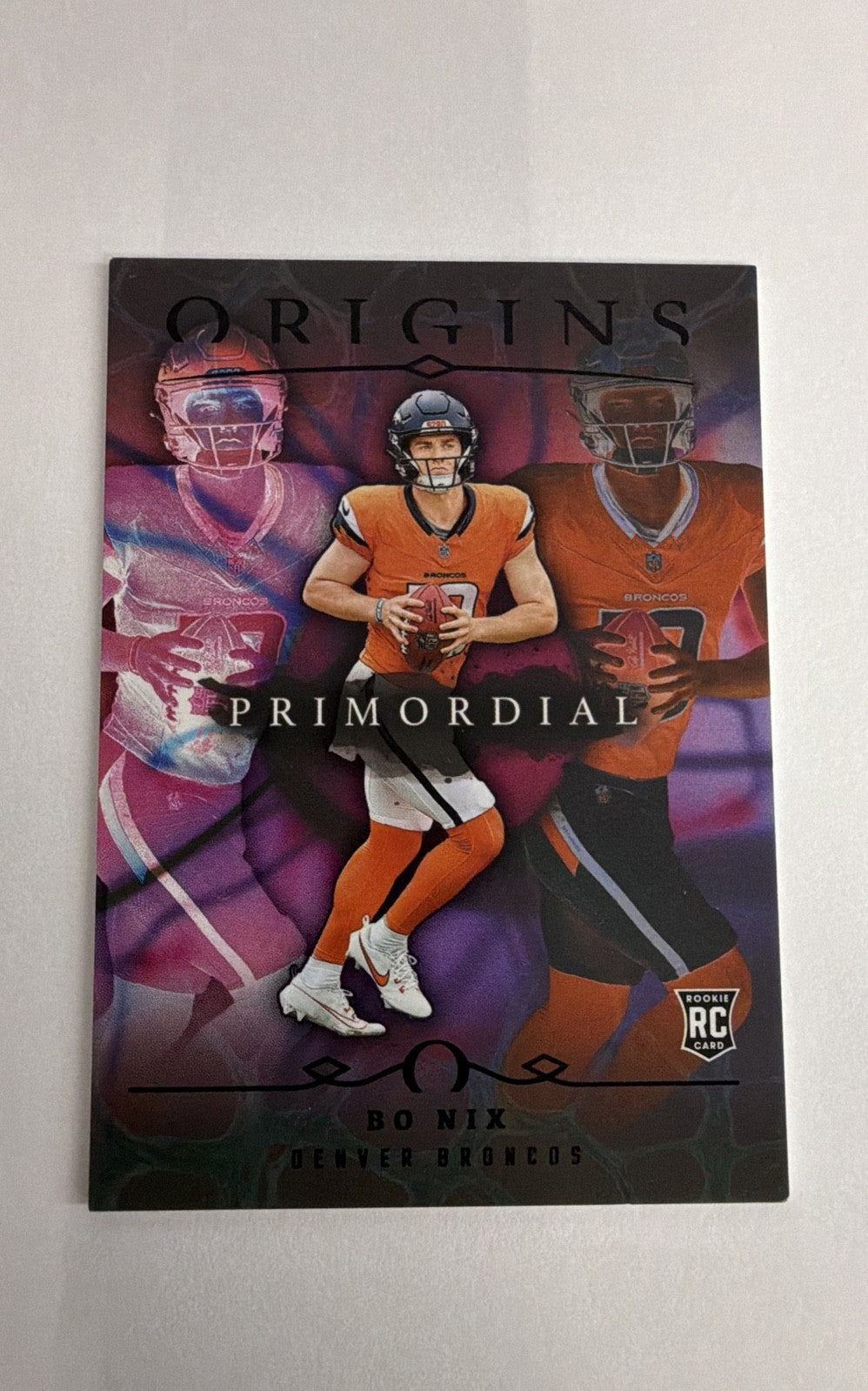 2024 Panini Origins - Primordial Bo Nix #2 (RC)