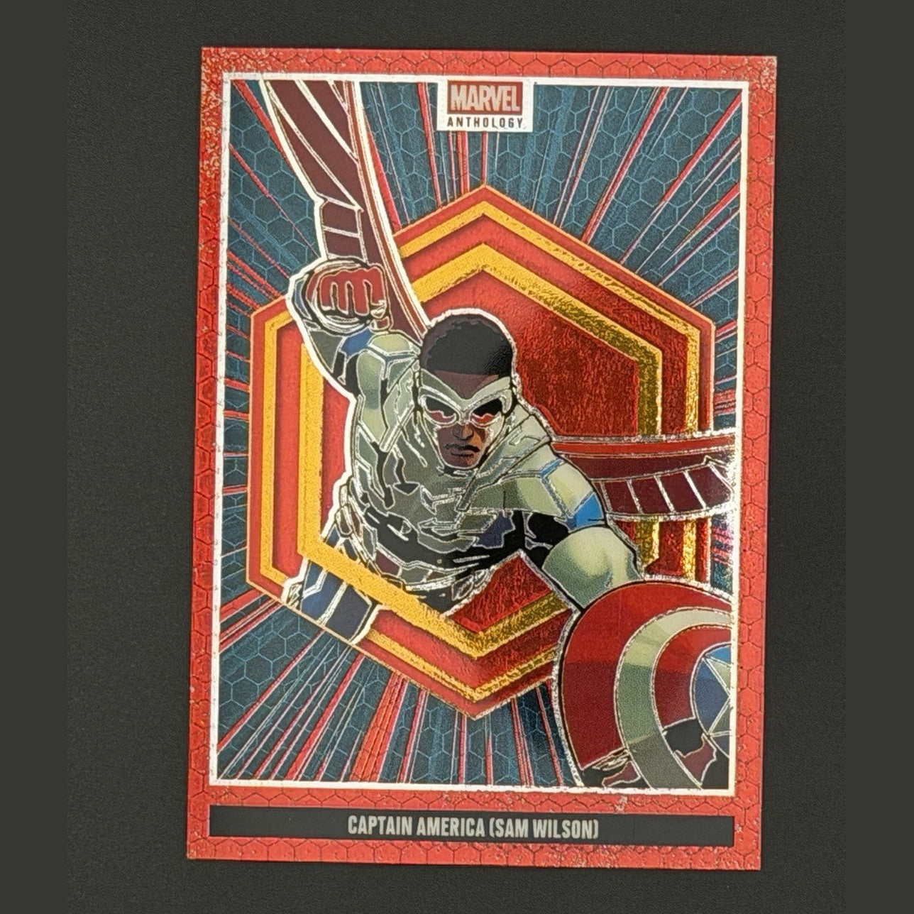 CAPTAIN AMERICA Legacy Chrome Card 2025 Panini Marvel Anthology Y2 | Sam Wilson