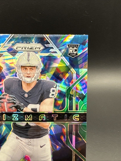 2024 Panini Prizm - Prizmatic Green Prizm #20 Brock Bowers (RC) - Raiders