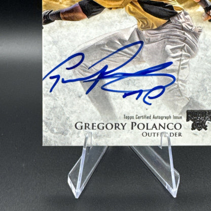 2013 Bowman Inception Prospect On Card Auto Orange 6/50 Gregory Polanco #PA-GP