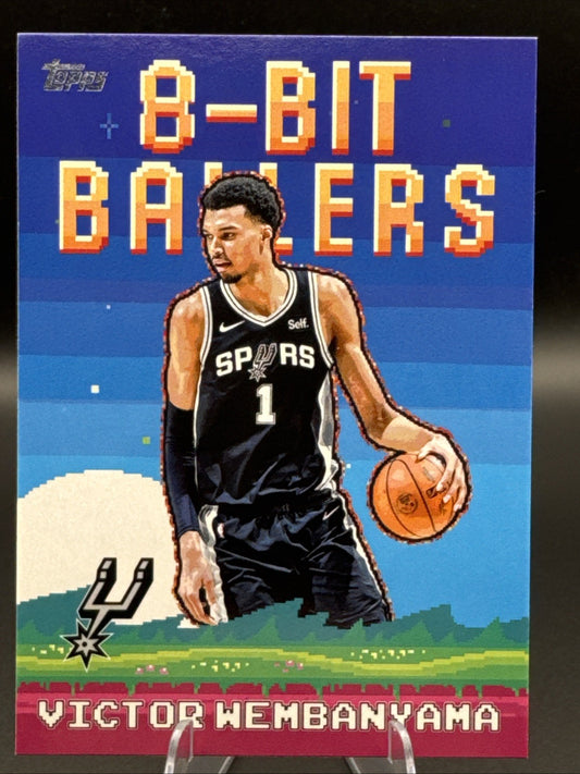 2025-26 Topps - 8-Bit Ballers Victor Wembanyama #8B-4