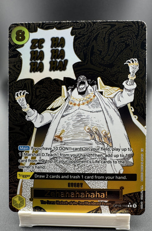 Zehahahahaha! (Alternate Art) OP16-116 The Time of Battle Foil