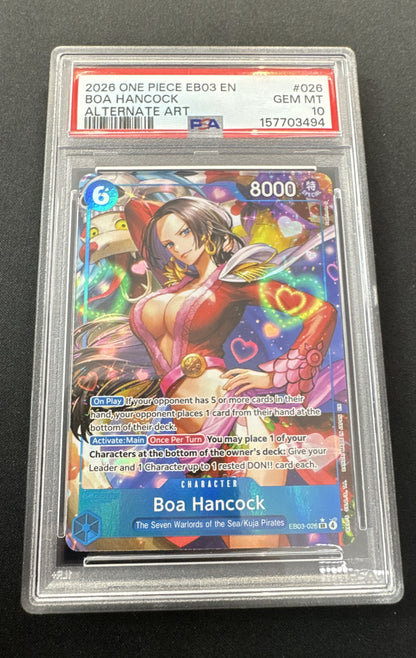 Boa Hancock (Alternate Art) EB03-026 Extra Booster: One Piece Heroines...
