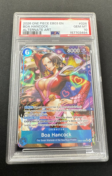 Boa Hancock (Alternate Art) EB03-026 Extra Booster: One Piece