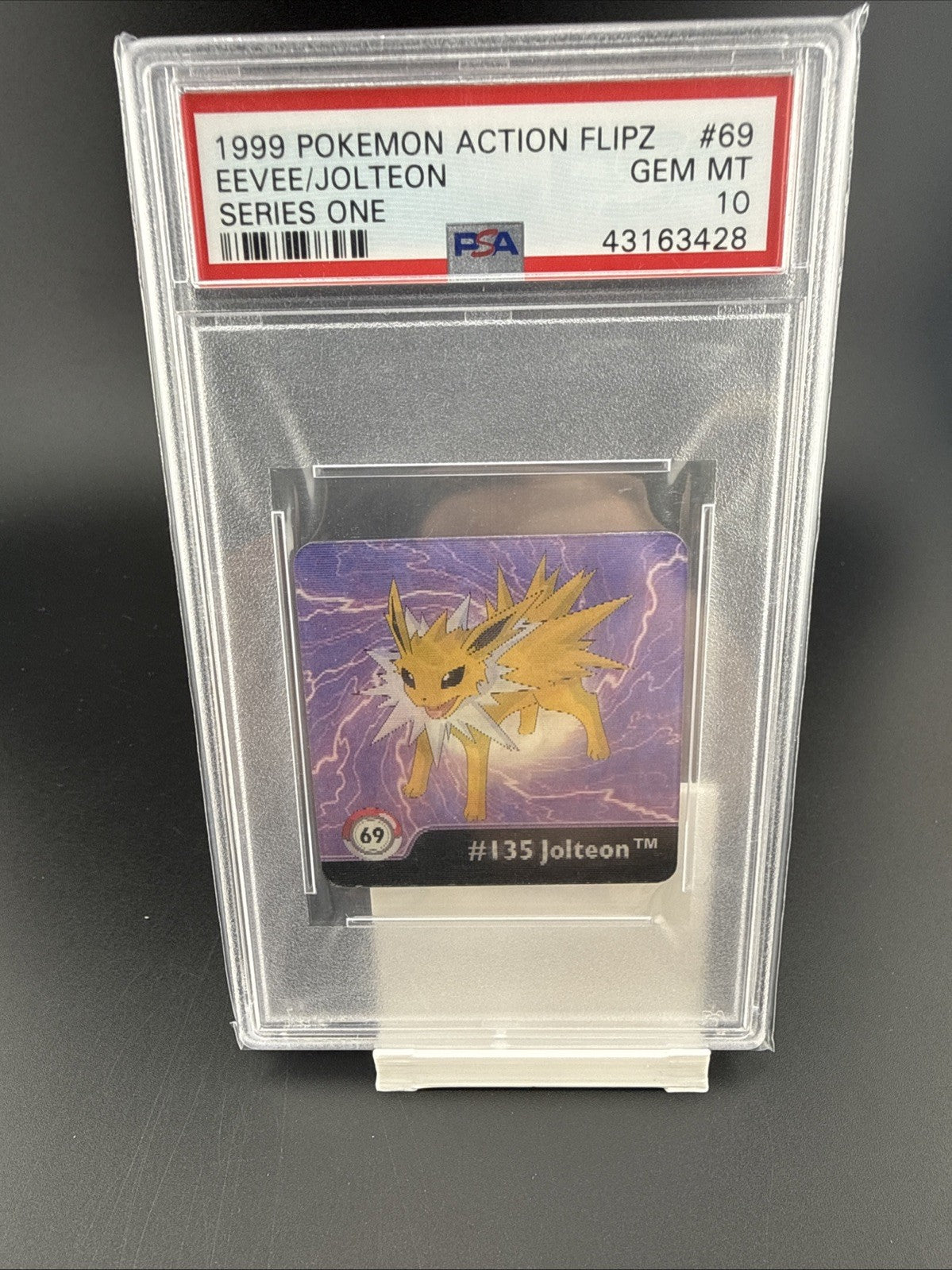 Pokemon Eevee Jolteon #69 Action Flipz Series One PSA 10 GEM MINT