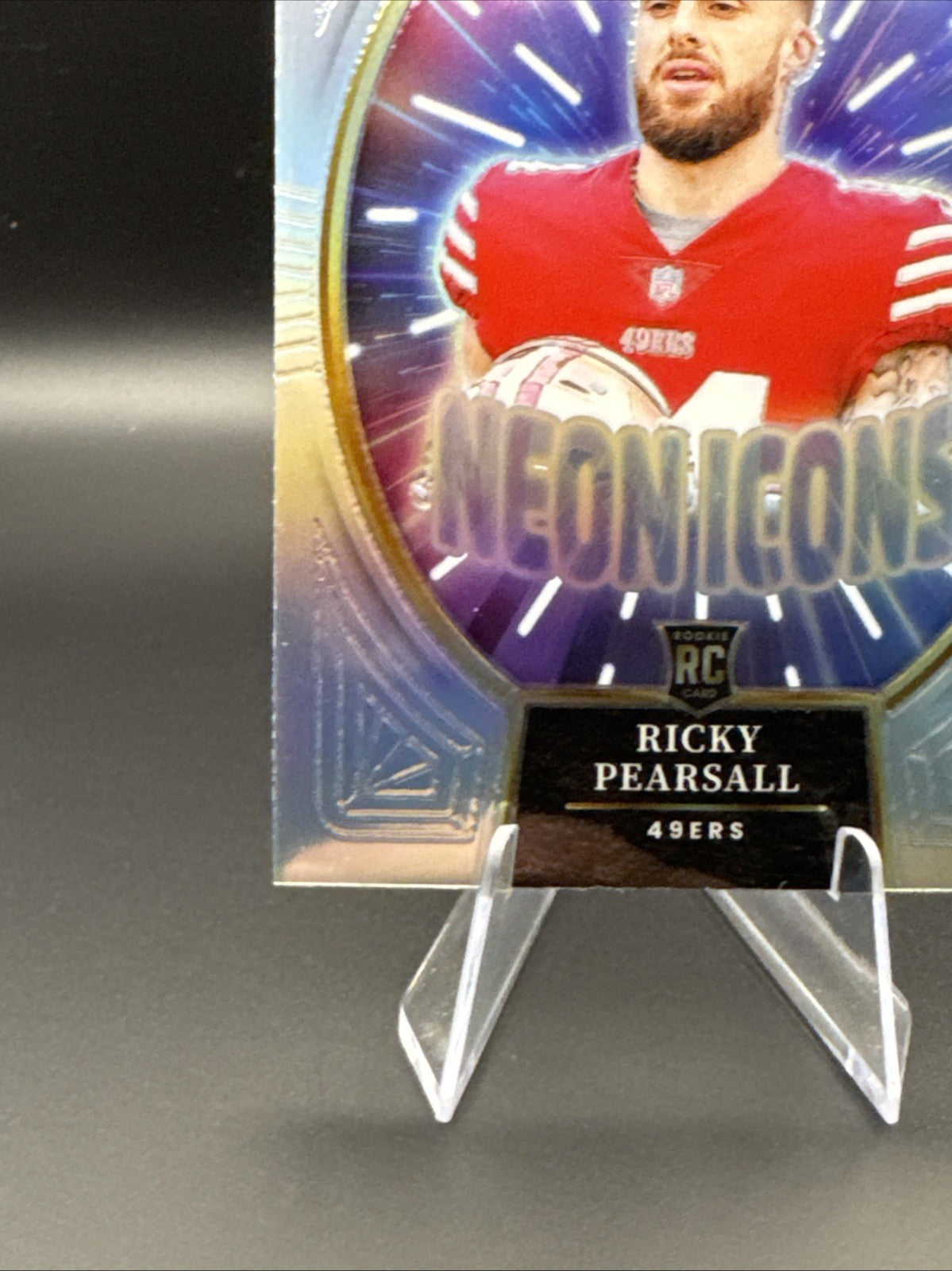 2024 Panini Select Neon Icons Ricky Pearsall #6 RC