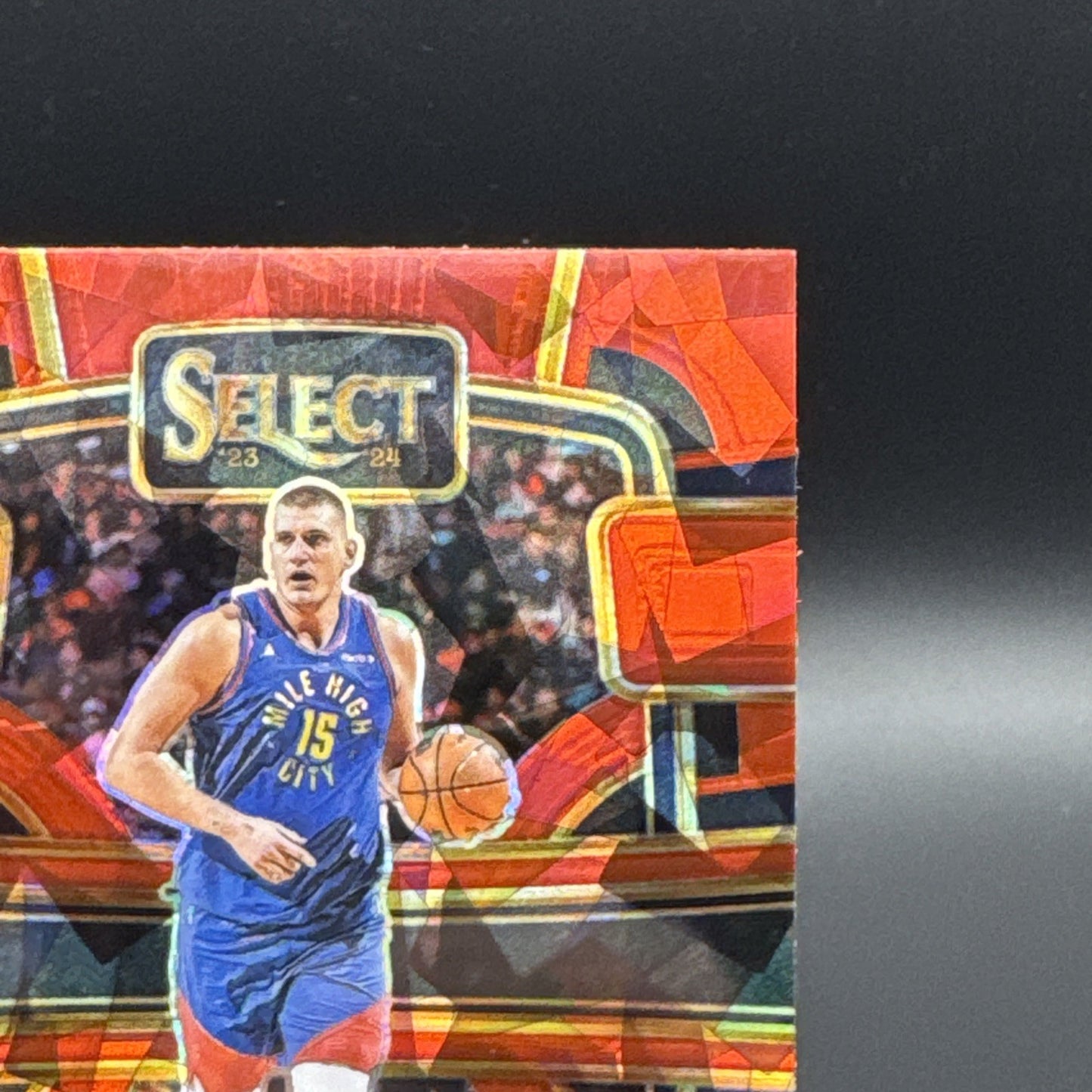 2023-24 Select Nikola Jokic Red Cracked Ice Prizm #32 Concourse