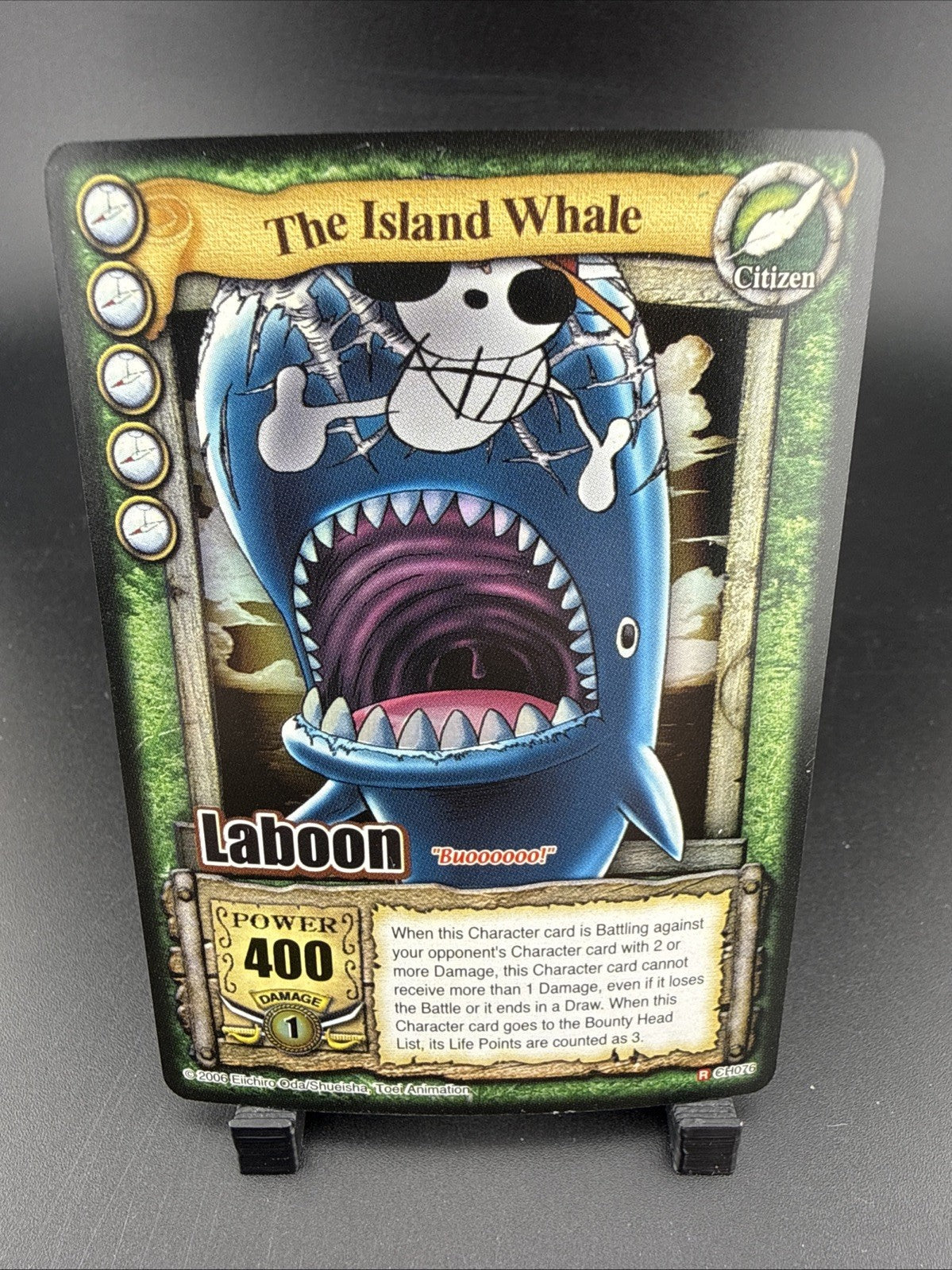 One Piece CCG The Island Whale Laboon CH-076 Laboon 400 Power Card HOLO Rare