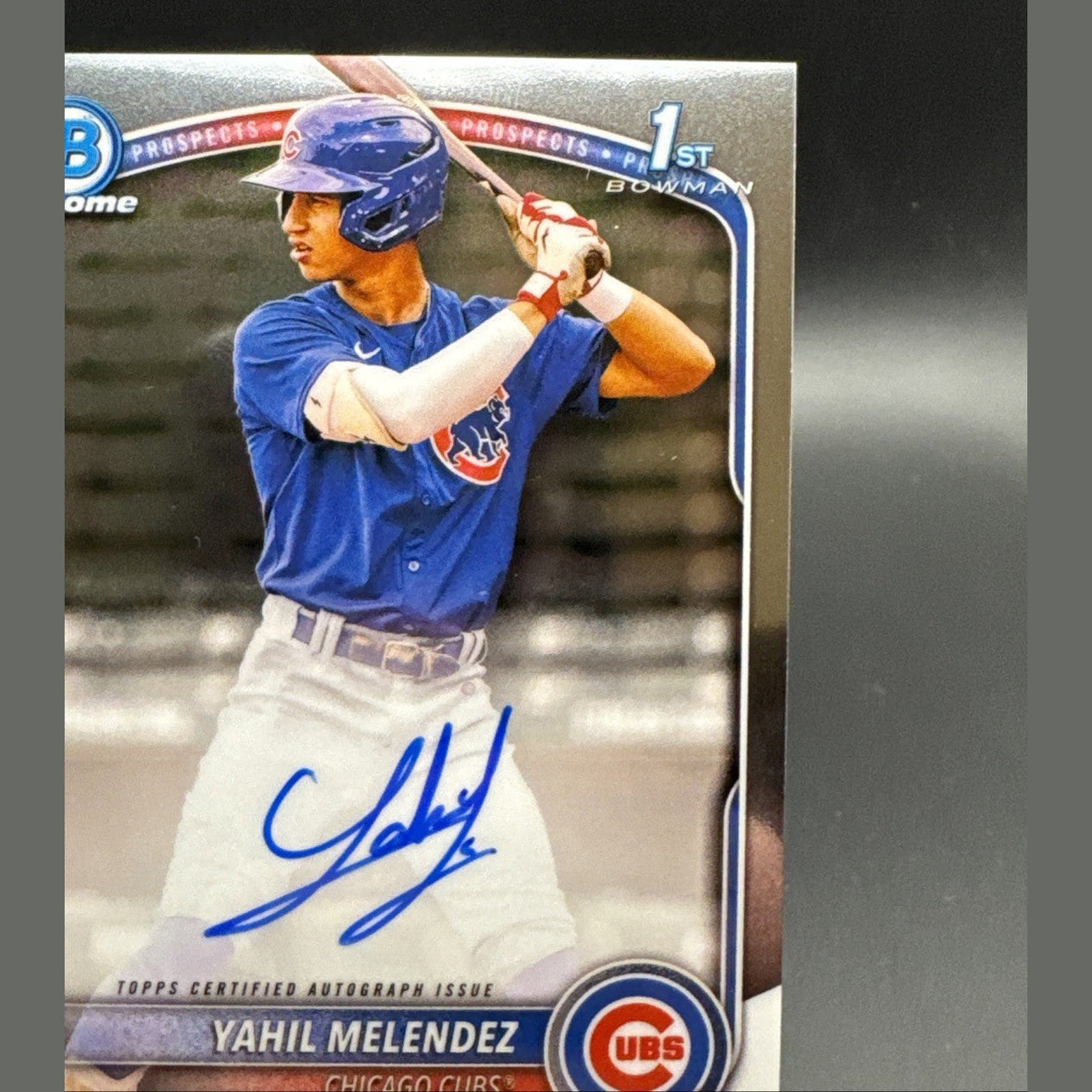 Yahil Melendez 2025 Bowman Chrome 1st Bowman Autograph Auto #CPA-YM