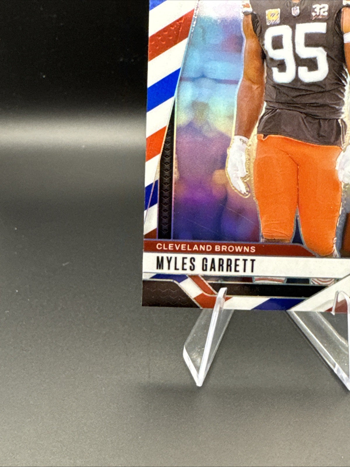 2024 Panini Prizm - Myles Garrett #69 Red White & Blue Prizm