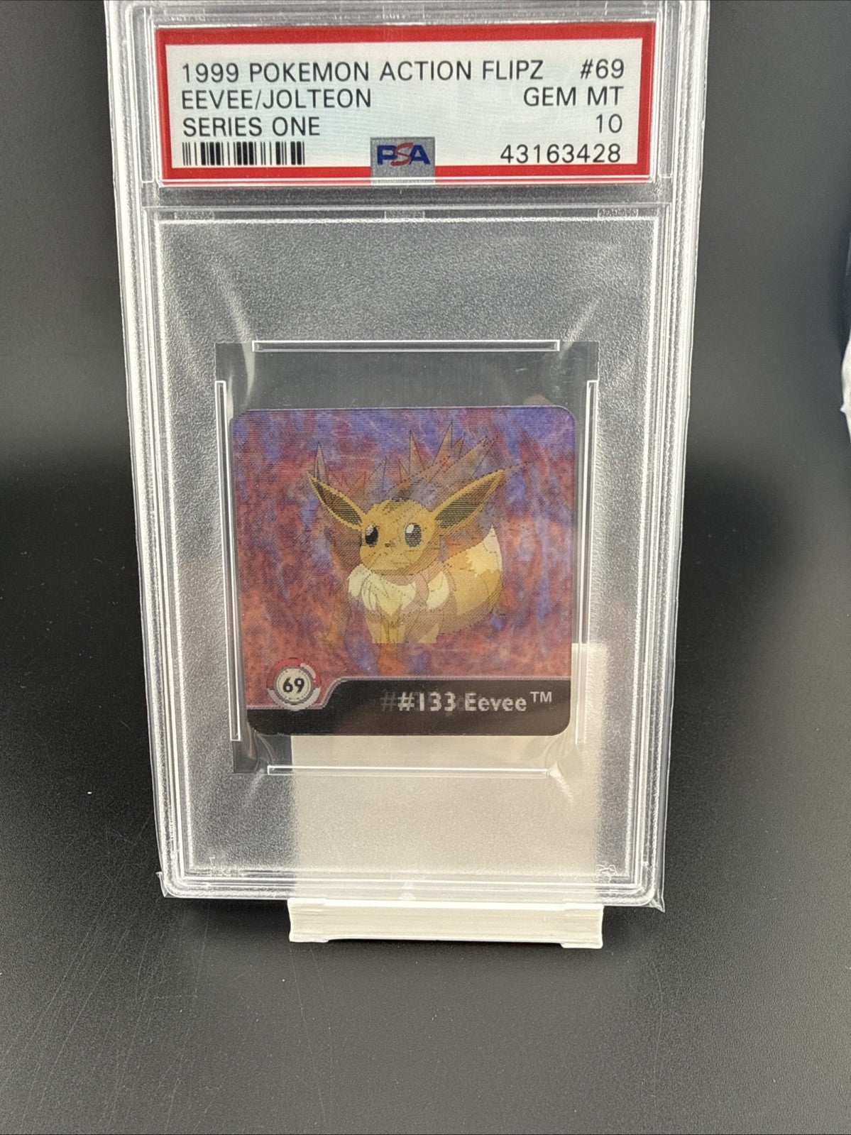 Pokemon Eevee Jolteon #69 Action Flipz Series One PSA 10 GEM MINT