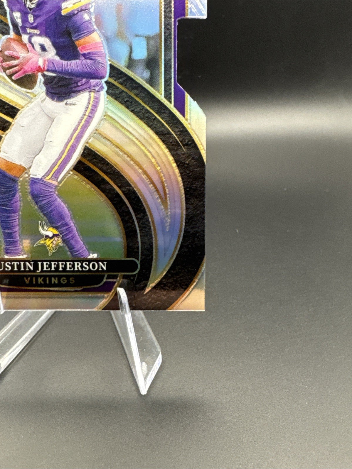 2024 Panini Select Premier Level Die-Cut Silver Justin Jefferson Vikings #174