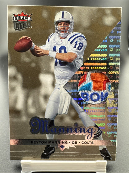 2006 Fleer Ultra Peyton Manning Pro Bowl Patch #82