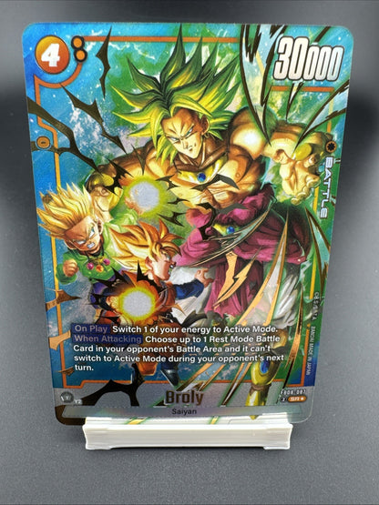 Broly FB08-087 Alternate Art Legendary Goten Trunks Saiyan's Pride Dragon Ball
