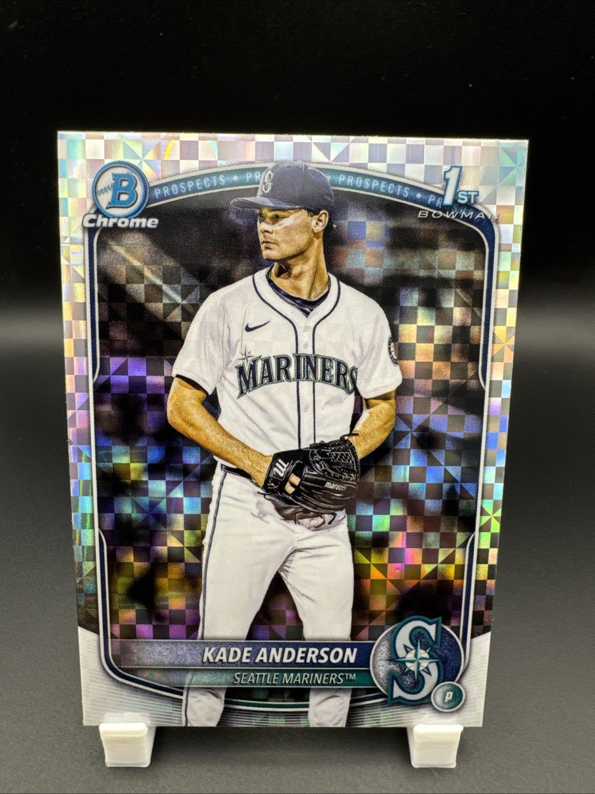 2025 Bowman Draft Chrome Kade Anderson X-Fractor #BDC-3 Seattle Mariners