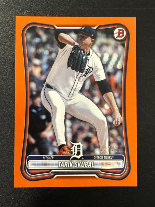 2026 Topps Bowman Tarik Skubal 23/25 Orange #76