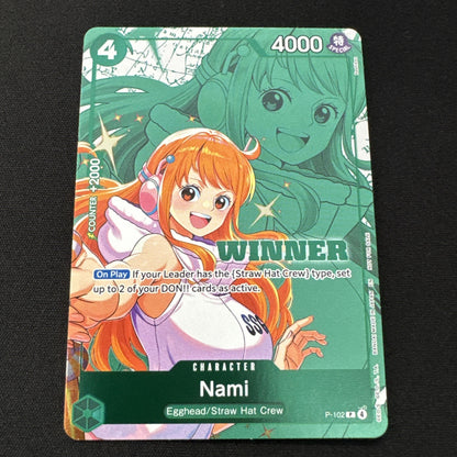 Nami Winner Pack 2026 Vol. 2 One Piece Promo P-102