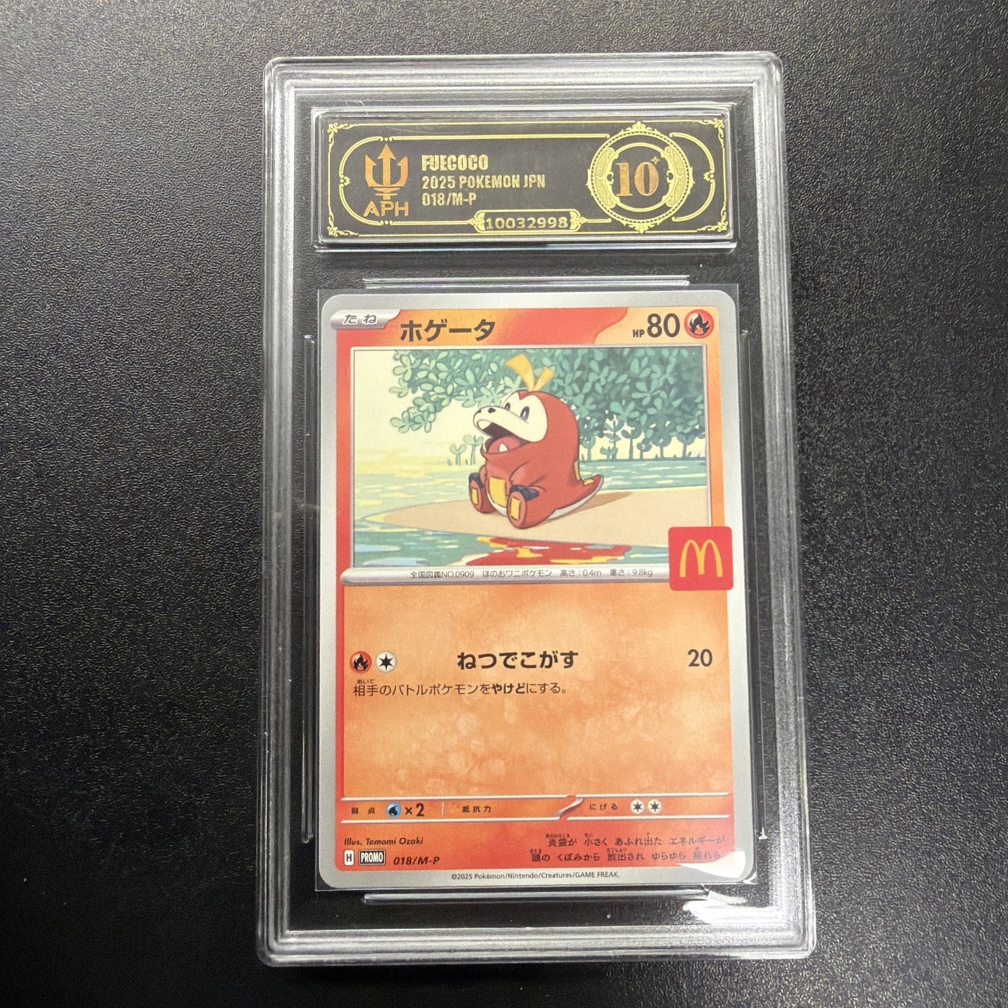 2025 Pokemon Fuecoco 018/M-P McDonald's Japanese Grade10 GEM MINT APH 10