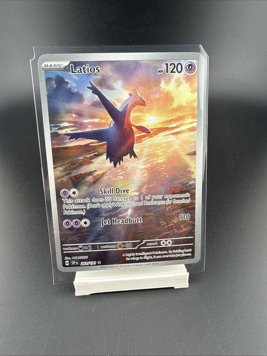 Latios 203/191 Surging Sparks Full Art Ultra Rare Holo Pokemon Card NM