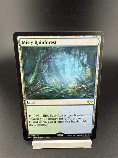 Wizards of the Coast Misty Rainforest Secret Lair Rare Land Card Regular