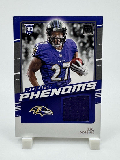 2020 Donruss #RP-JD J.K. Dobbins Phenoms Patch RC Ravens