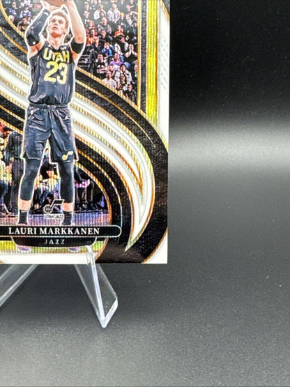 2024-25 Panini Select Lauri Markkanen #136 Premier Level White Prizm 36/99