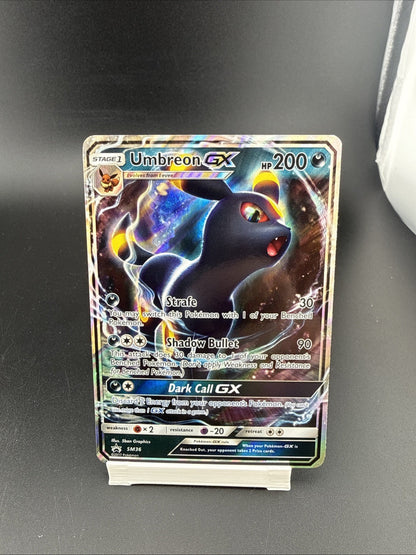 Pokémon TCG Umbreon GX Full Art Ultra Rare Holo SM36 Sun & Moon Black Star Promo