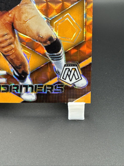 2025 Mosaic Epic Performers Ozzie Newsome #16 Orange Fluorescent Mosaic