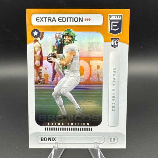 2024 Panini Donruss Extra Edition BO NIX Orange RC #16 Denver Broncos