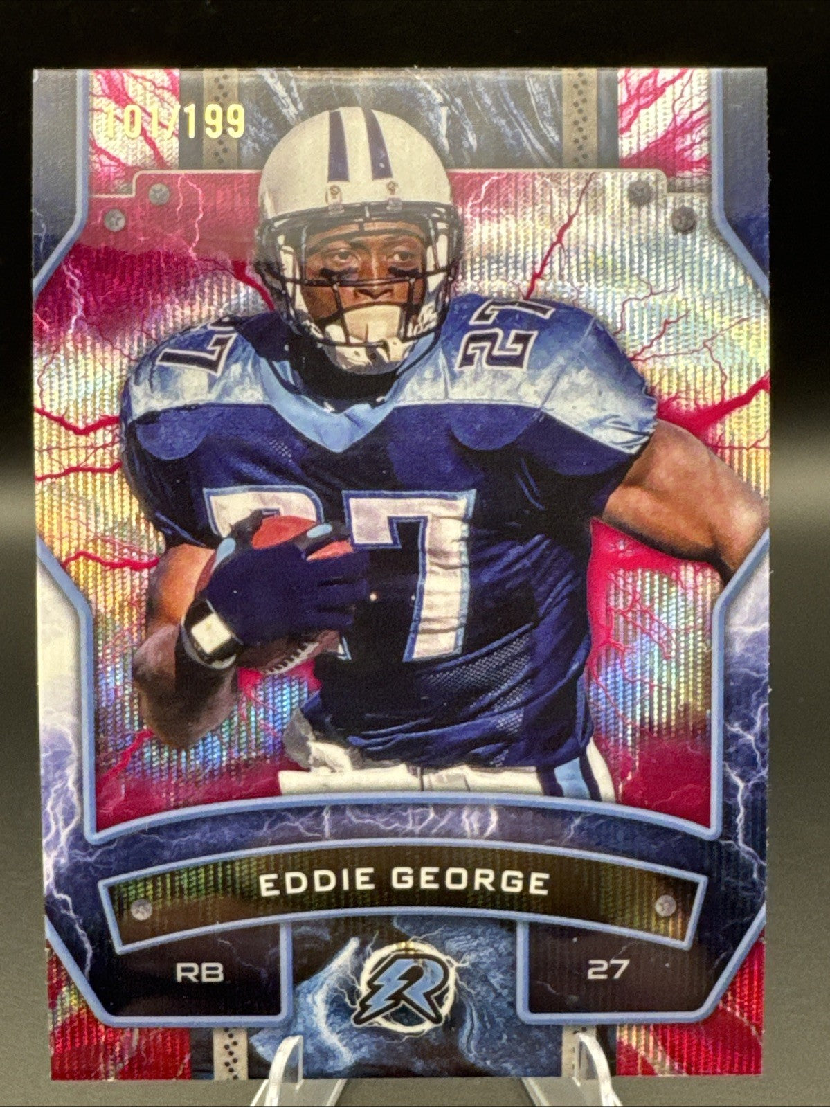 2024 Topps Resurgence - Eddie George #98 Sky Blue & Pink 101/199