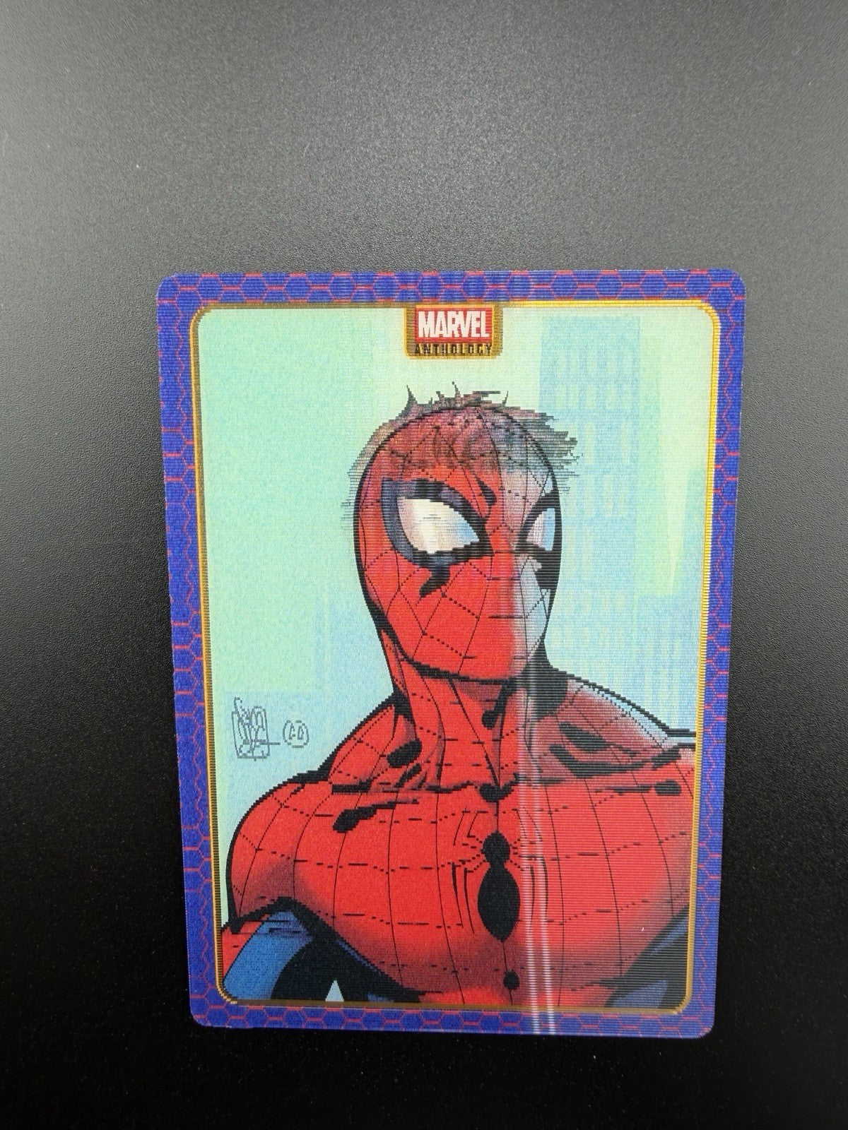 Spider-man Lenticular Hologram 2025 Panini Marvel Anthology L1 Peter Parker