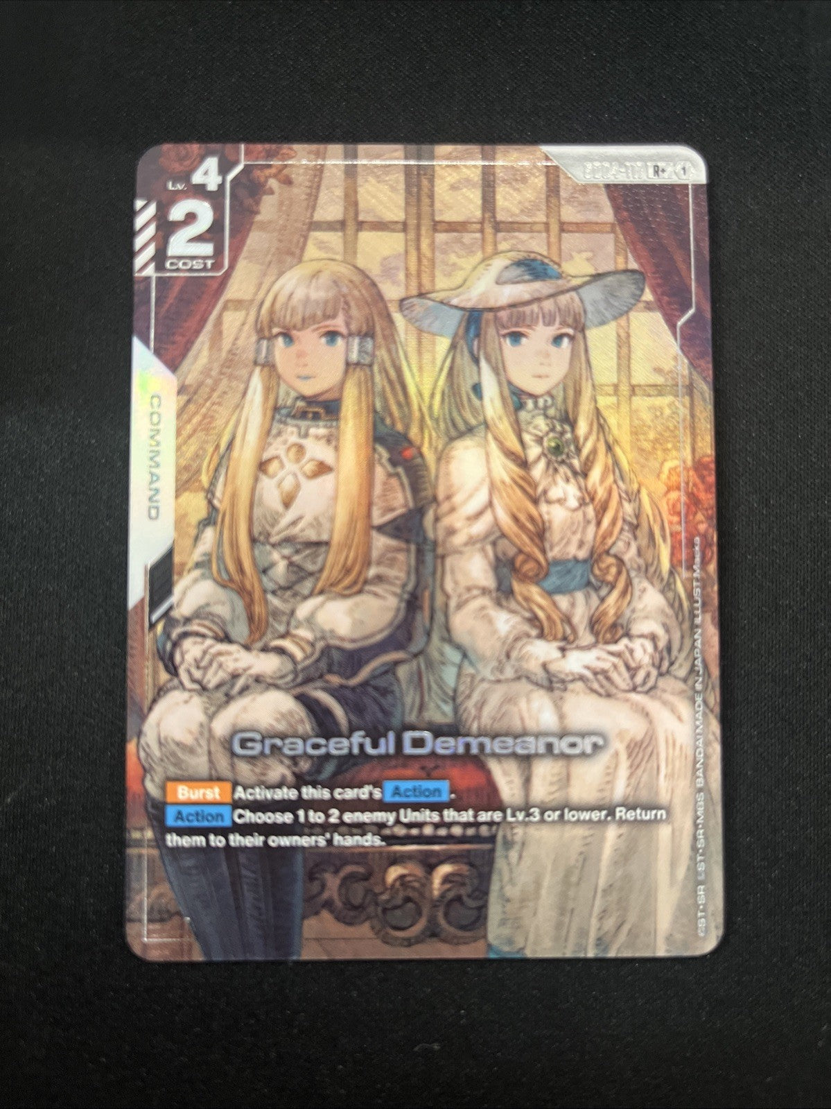Graceful Demeanor GD04-117 R+ Alt Art Phantom Aria Gundam Card Game NM