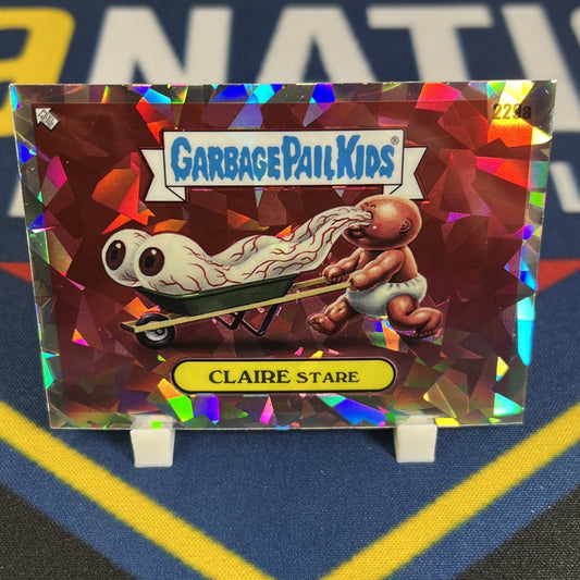 2023 GARBAGE PAIL KIDS GPK CHROME 6 ATOMIC REFRACTOR CARD 229b BLOODSHOT SCOTT
