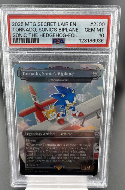 Tornado, Sonic's Biplane - Weatherlight (Rainbow Foil) Secret Lair Drop Foil