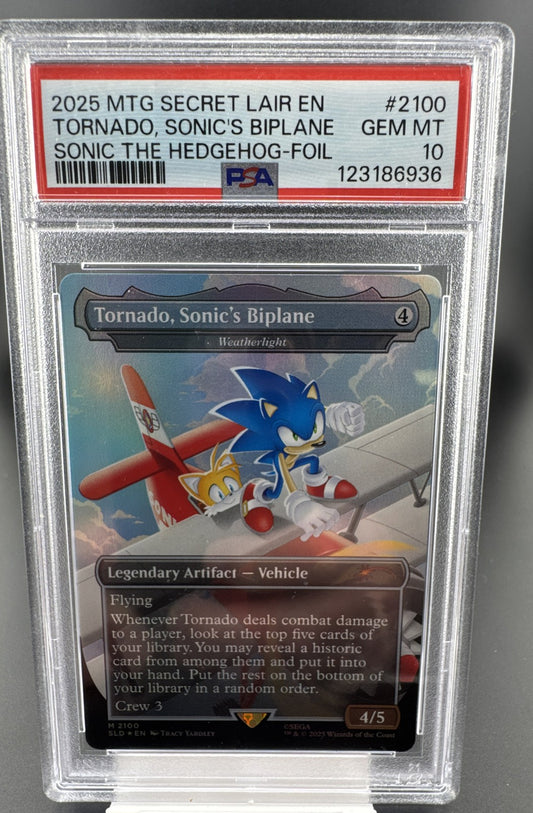 Tornado, Sonic's Biplane - Weatherlight (Rainbow Foil) Secret Lair Drop Foil