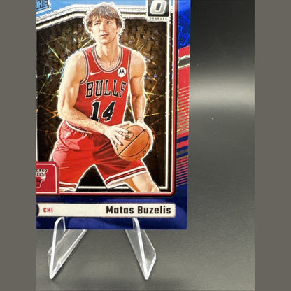 2024-25 Donruss Optic Blue Velocity Rated Rookie #271 Matas Buzelis BULLS