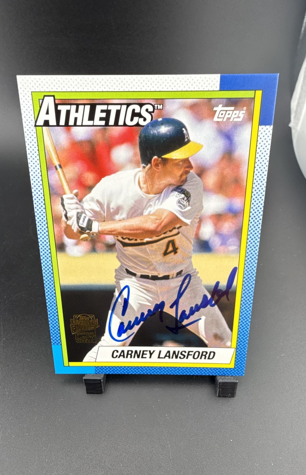 2012 Topps Archives - Fan Favorites Autographs Carney Lansford #FFA-CL (AU)