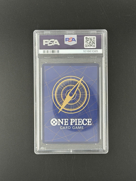 2024 ONE PIECE OP08-TWO LEGENDS ALTERNATE ART #118 SILVERS RAYLEIGH PSA 10