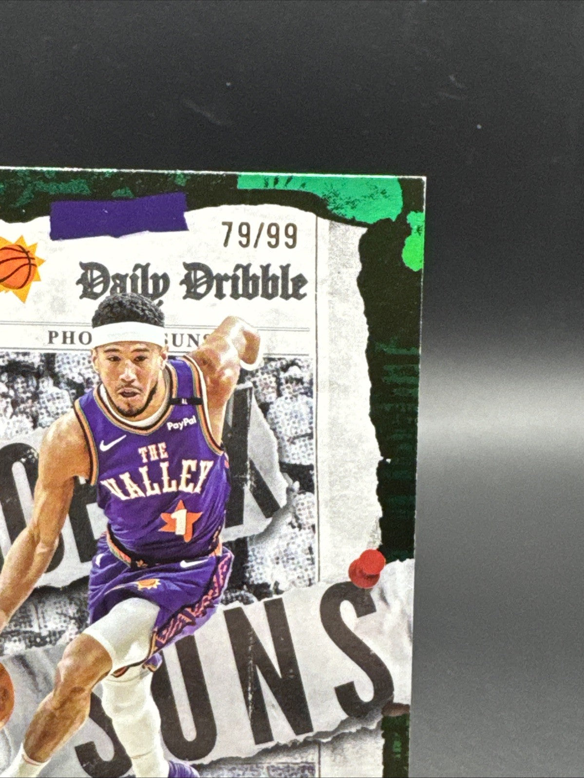 2025-26 Topps - The Daily Dribble Devin Booker #DD-16 /99 Green