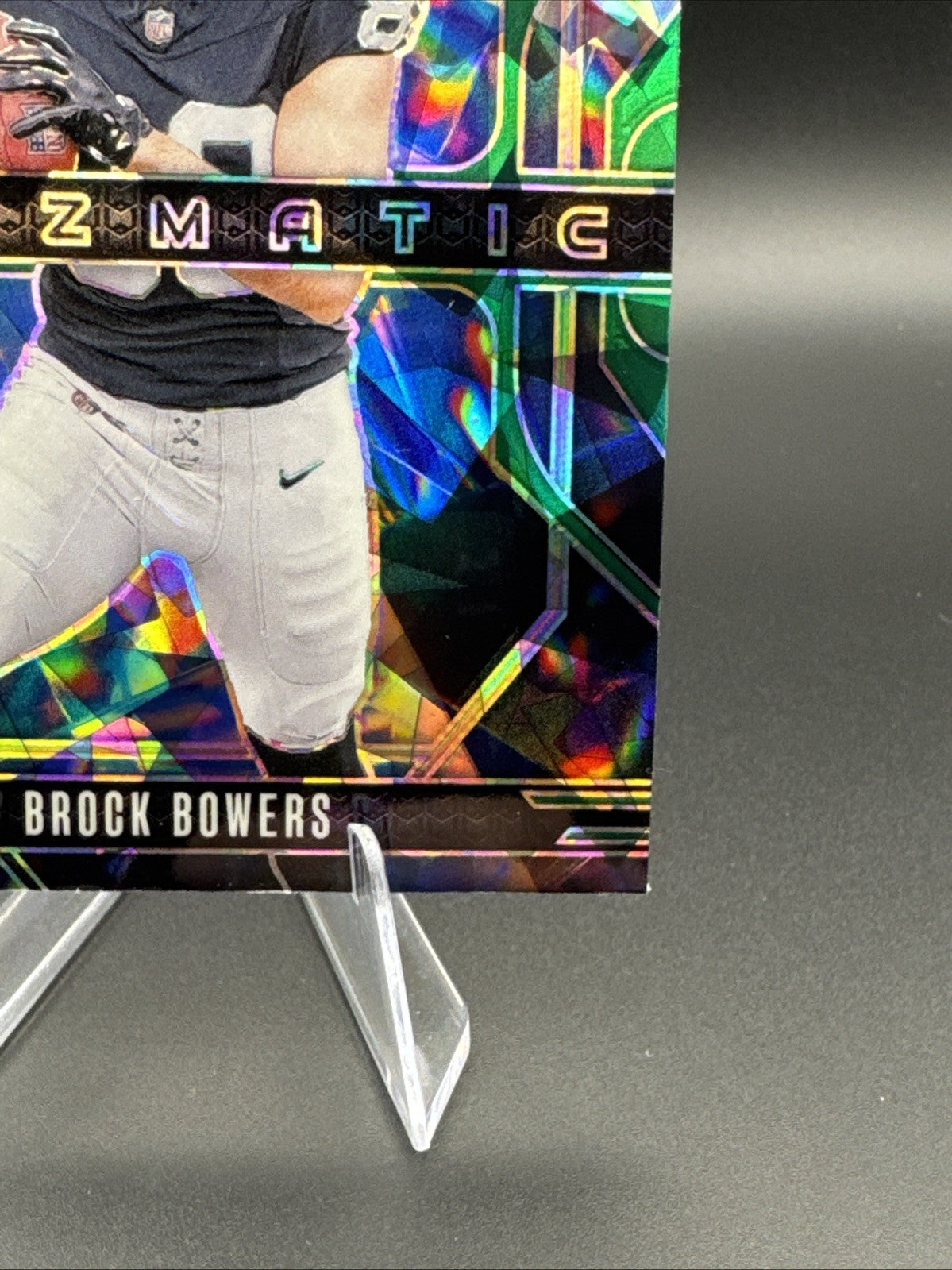 2024 Panini Prizm - Prizmatic Green Prizm #20 Brock Bowers (RC) - Raiders