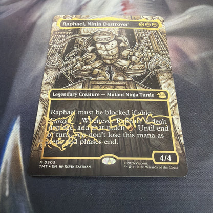 Raphael, Ninja Destroyer (Borderless) (Gold-Stamped Signature)