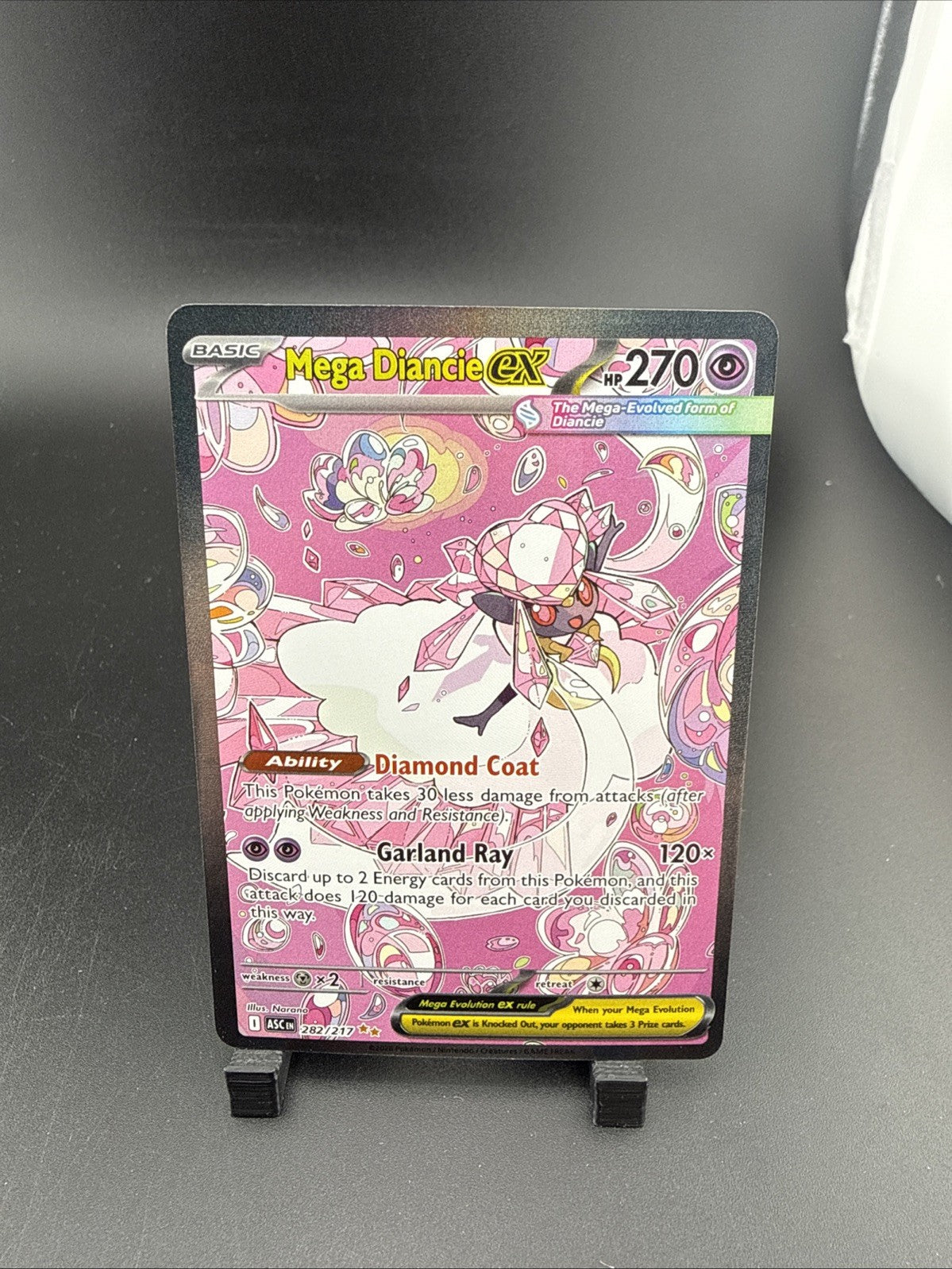 Mega Diancie ex 282/217 Me: Ascended Heroes Holo