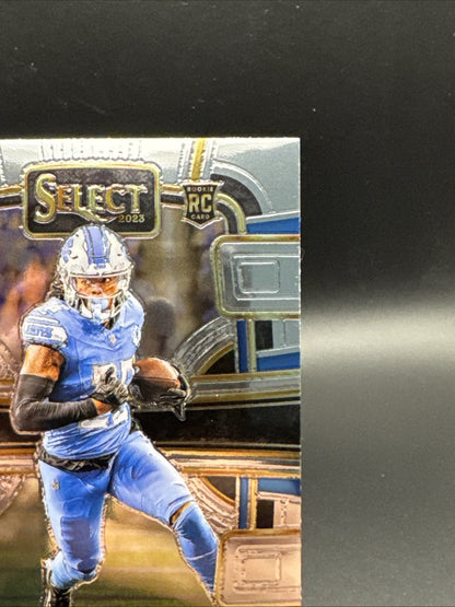 2023 Panini Select - Concourse Jahmyr Gibbs #34 Prizm RC Rookie Detroit Lions